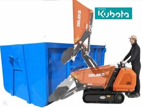 Motorový furik ,mini dumper, prenajom kontajnera