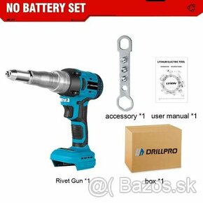 Aku nitovacka na batérie,, MAKITA 18 V,, - - 80€ - 1