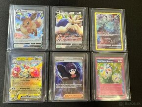 Pokemón MEGA balík 6x V / EX / TG / Full Art kariet s Eevee