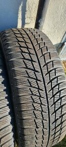 Predám 2+2ks zimné pneu BRIDGESTONE+PIRELLI