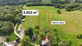 Brezová pod Bradlom - 3810 m2 Stavebný pozemok