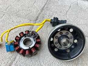 Alternátor - Stator + rotor do Piaggio Beverly, Gilera