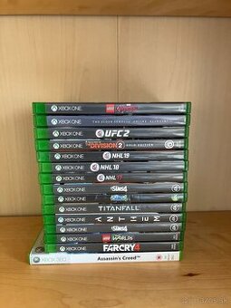 Predám hry na Xbox One / Series UFC, NHL, LEGO…