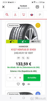 Hankook 245/45 R18