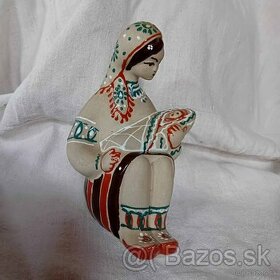 Rustikálna keramická soška Matka s dieťaťom - 1