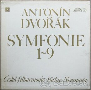 8lp box Antonín Dvořák symfonie 1 - 9