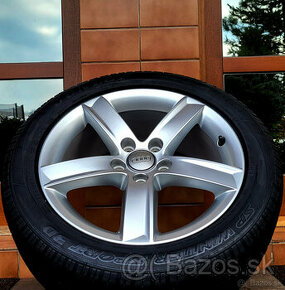 elektróny R17 5x112, zimné pneu Dunlop 225/50, orig. Audi A4