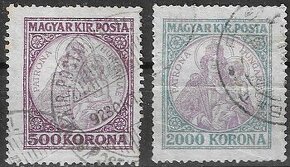 PZ.340. KORONÁS MADONNA - Patron Saint of Hungary - 1923 - M