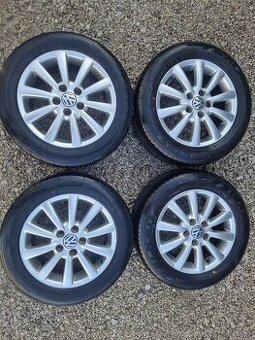 Alu disky s pneu 215/55 R16 vw