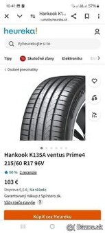 Pneu Hankook 215/60 R17 2023 - 1