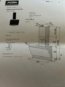 Mora kominovy odsavac - 1