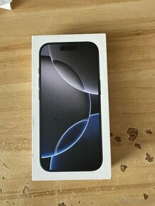 Predam nový iPhone 16 pro čierny 256gb