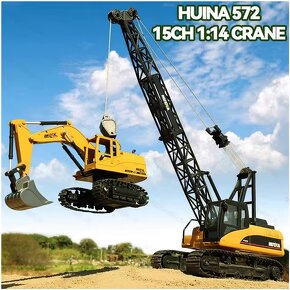 1:14 Huina 1572 RC pasovy zeriav