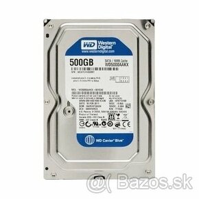 Predám 10+ kusov HDD 3.5" WD 500GB WD5000AAKX2