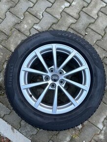 Originalne Hlinikove disky AUDI 5x112 R17 pneu Pirelli 2023