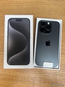 Predám iPhone 15 PRO MAX 256GB, TOP stav, ZÁRUKA, VOLNY