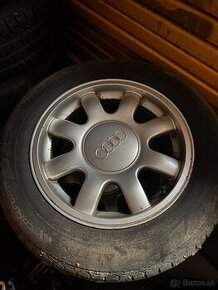 Predám disky s pneu Audi 15” 5x112