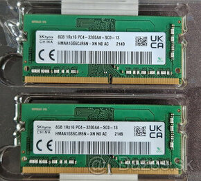 SK hynix 16 GB (2x8) DDR 4, 3200 MHz, pre notebook