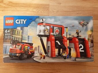 Predám LEGO City 60414 Hasičská stanica s hasičským vozidlom