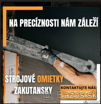 Strojove omietky a potery Michalovce