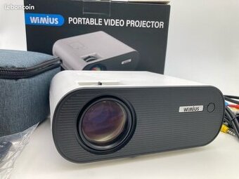 PRENOSNÝ PROJEKTOR Wimius k5 LED HD 6000 (480ANSI) lm