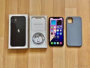 iPhone 11 64GB - NOVÁ BATERKA, TOP STAV