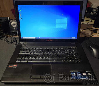 Notebook ASUS X73B 17.3", 6GB Ram, 256GB nové SSD, WIN10 PR