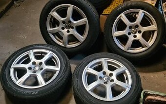 Disky 5x100 r15 letne pneu  195/55r15