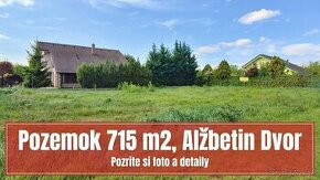 Pozemok v Miloslavove s veľkorysou výmerou 715 m za výbornú 