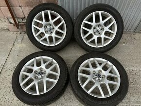 16" Elektrony VW 5x100 s letnymi pneu 205/55 R16 - 1