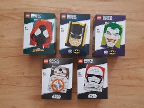 Predám LEGO mix Brick Sketches Star Wars, DC Comics, Marvel