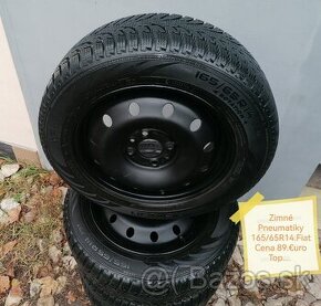 Zimné pneumatiky 165/65R14 Fiat Cena 89.€.