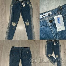 FB sister girlfriend fit jeans stylove nove rifle s visackou - 1