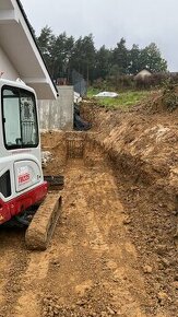 Výkopové práce minibagrom Takeuchi TB225