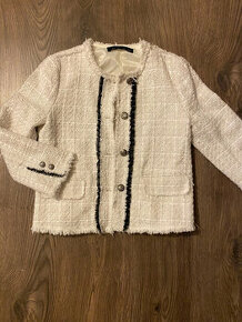 Zara woman boucle sako blejzer S