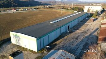 CREDA | prenájom 4 000 m2 skladová hala, Trenčianske Bohusla