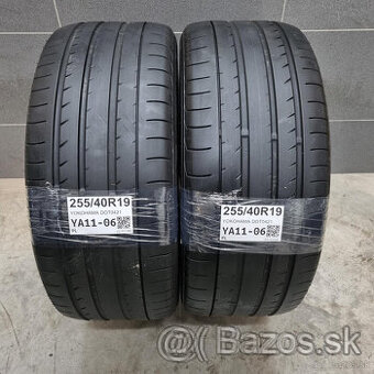 Letné pneu sada 4ks dvojrozmer 225/45R19 a 255/40R19