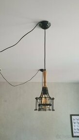 Závesná vintage lampa