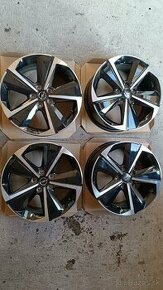 5x108 mm R17 čierno-leštené (peugeot, citroen a iné s 5x108)