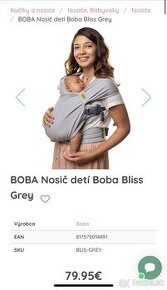 Nosič Boba Bliss