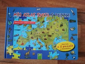 Atlas sveta s puzzle