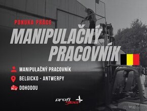 Manipulačný pracovník - Belgicko - Antwerpy