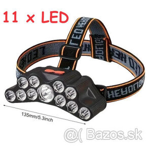 LED Čelovka, 11 LED HALMcorp