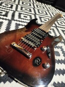 Gitara superstrat Vorson, ľahká, tenké telo