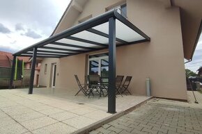 Hliníková pergola 3x3 metre nová zabalená