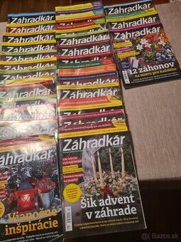 Posledné  čísla časopisu  "Záhradkár "