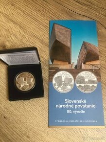 10 EURO “Slovenské národné povstanie 80. výročie”, proof