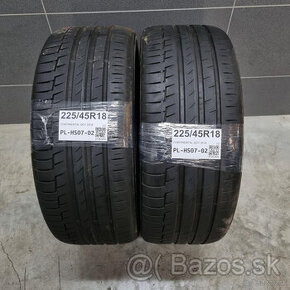 Letné pneumatiky 225/45 R18 CONTINENTAL DOT2518