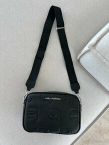 Crossbody kabelka Karl Lagerfeld čierna