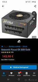 Seasonic Focus GX 850 Gold